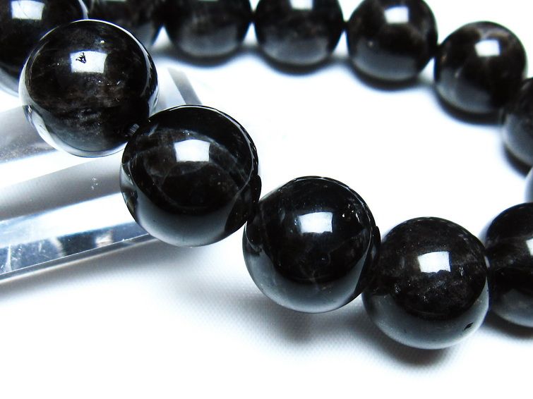 モリオン 黒水晶 ブレスレット 16mm 一点物 メール便可 [M便 1/10] 111-46268