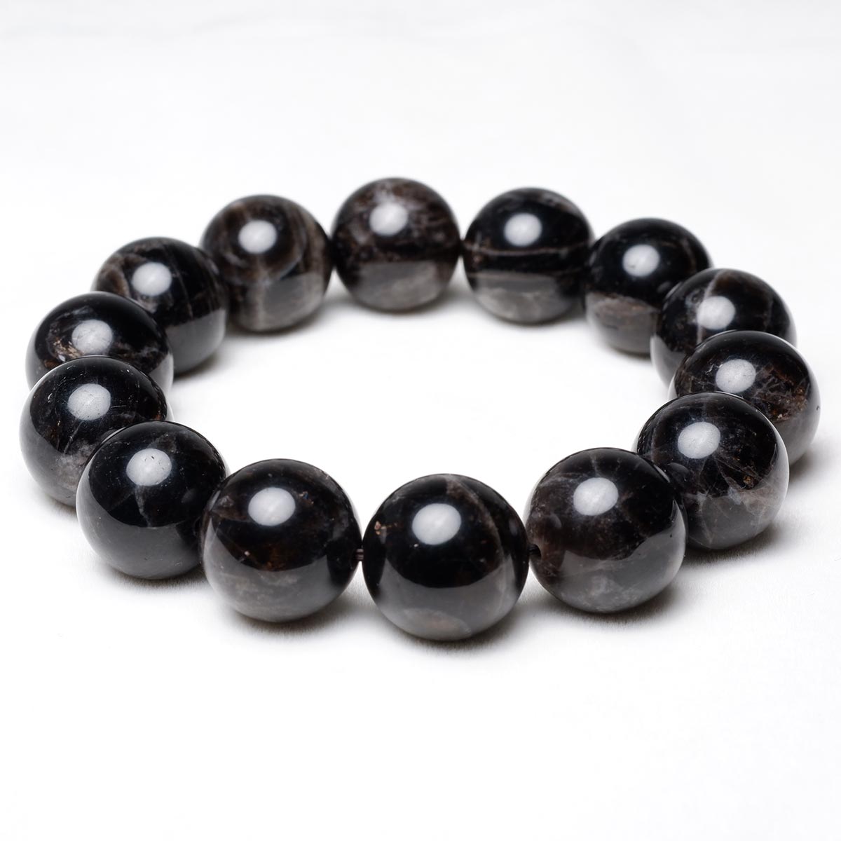 モリオン 黒水晶 ブレスレット 16mm 一点物 メール便可 [M便 1/10] 111-46269 [sold out]