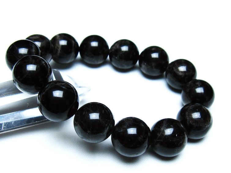 モリオン 黒水晶 ブレスレット 16mm 一点物 メール便可 [M便 1/10] 111-46269