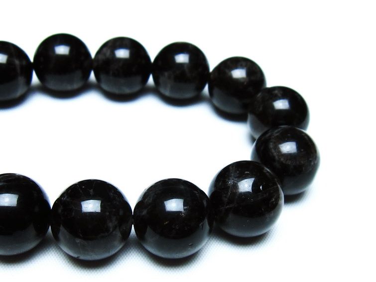 モリオン 黒水晶 ブレスレット 16mm 一点物 メール便可 [M便 1/10] 111-46269