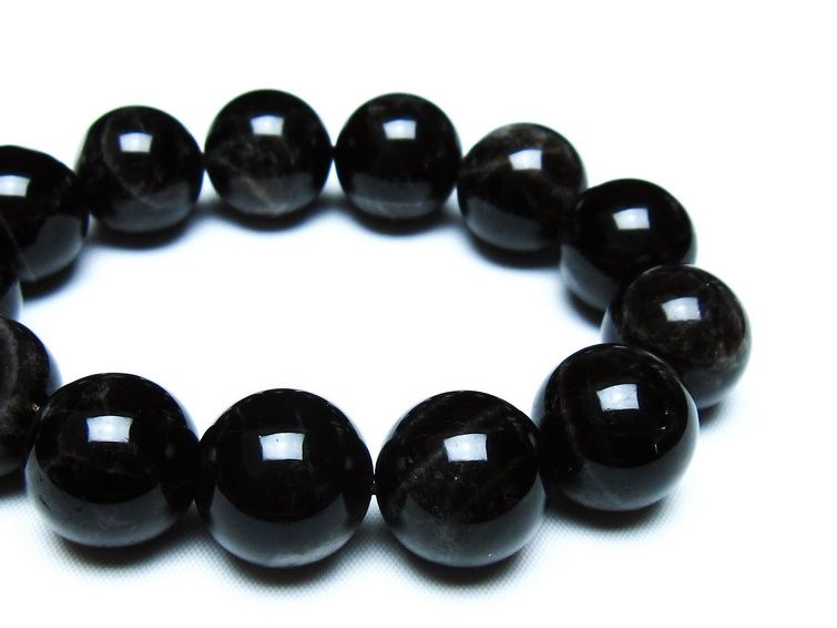 モリオン 黒水晶 ブレスレット 18mm 一点物 メール便可 [M便 1/10] 111-46270