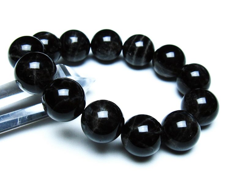 モリオン 黒水晶 ブレスレット 18mm 一点物 メール便可 [M便 1/10] 111-46271