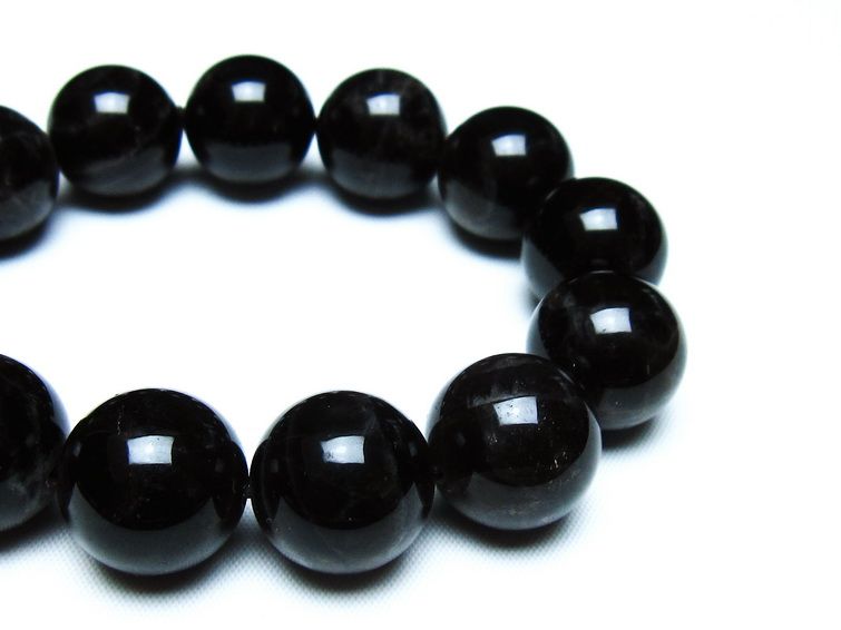 モリオン 黒水晶 ブレスレット 18mm 一点物 メール便可 [M便 1/10] 111-46273