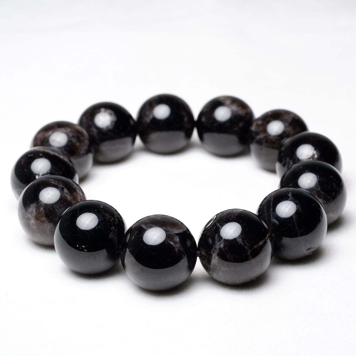 モリオン 黒水晶 ブレスレット 18mm 一点物 メール便可 [M便 1/10] 111-46274 [sold out]