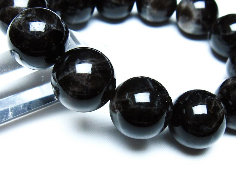 モリオン 黒水晶 ブレスレット 18mm 一点物 メール便可 [M便 1/10] 111-46275