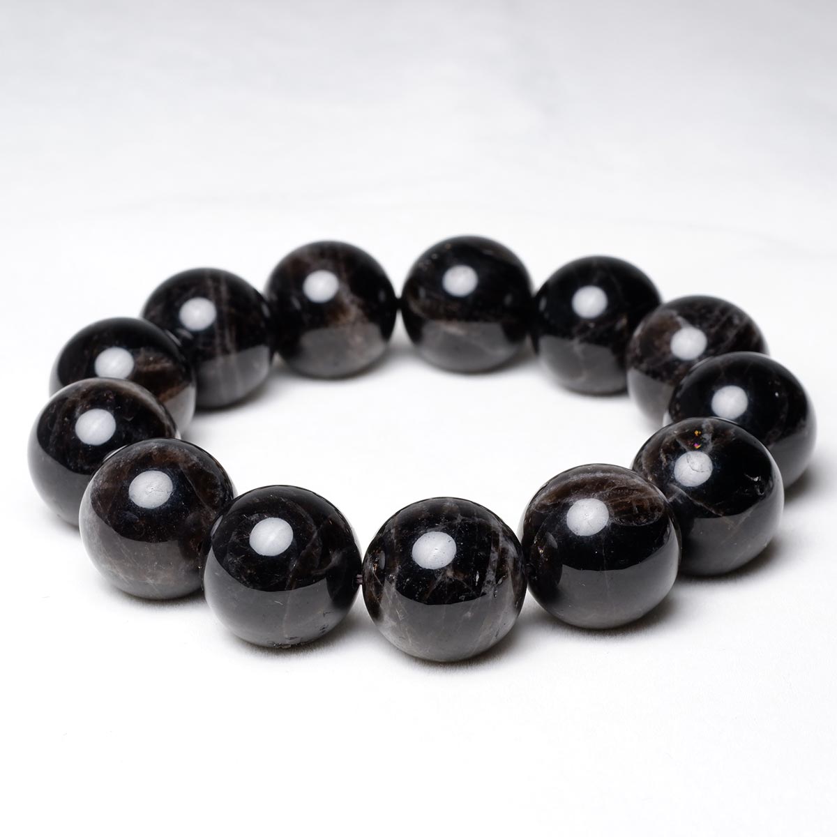 モリオン 黒水晶 ブレスレット 18mm 一点物 メール便可 [M便 1/10] 111-46277 【sold out】