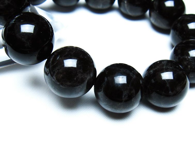 モリオン 黒水晶 ブレスレット 18mm 一点物 メール便可 [M便 1/10] 111-46277