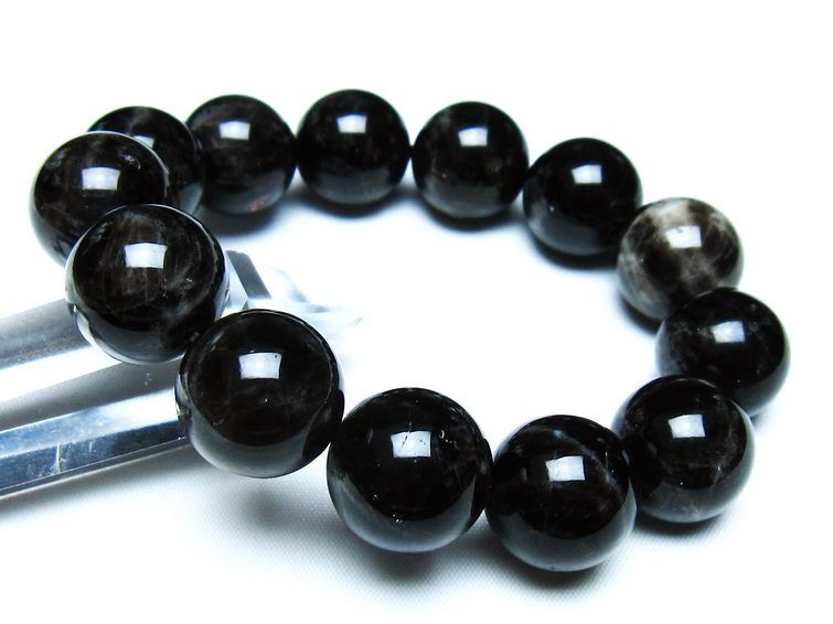 モリオン 黒水晶 ブレスレット 18mm 一点物 メール便可 [M便 1/10] 111-46279