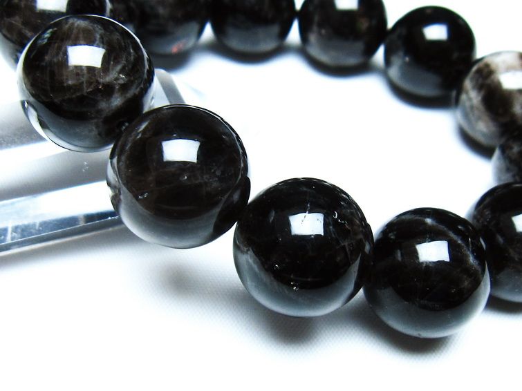 モリオン 黒水晶 ブレスレット 18mm 一点物 メール便可 [M便 1/10] 111-46279