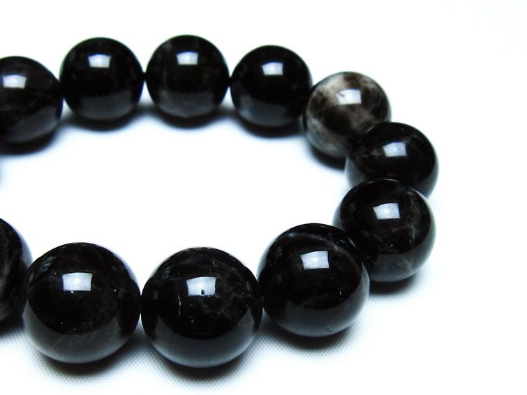 モリオン 黒水晶 ブレスレット 18mm 一点物 メール便可 [M便 1/10] 111-46279