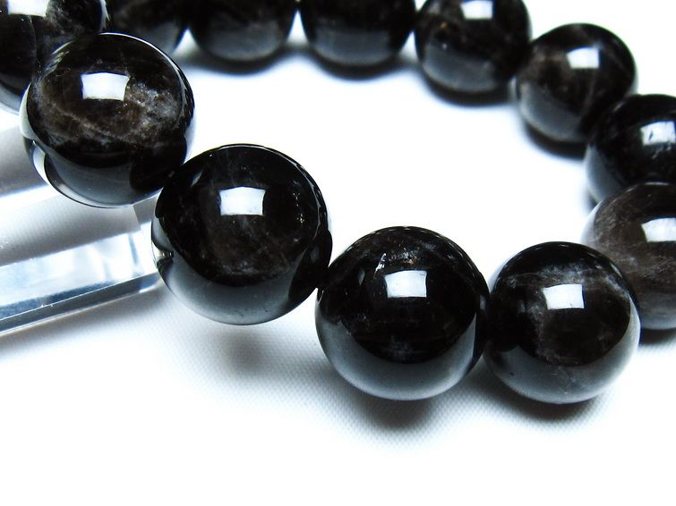 モリオン 黒水晶 ブレスレット 18mm 一点物 メール便可 [M便 1/10] 111-46280