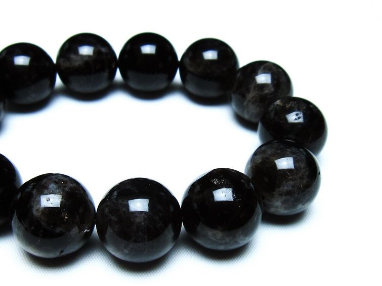 モリオン 黒水晶 ブレスレット 18mm 一点物 メール便可 [M便 1/10] 111-46281 [sold out]