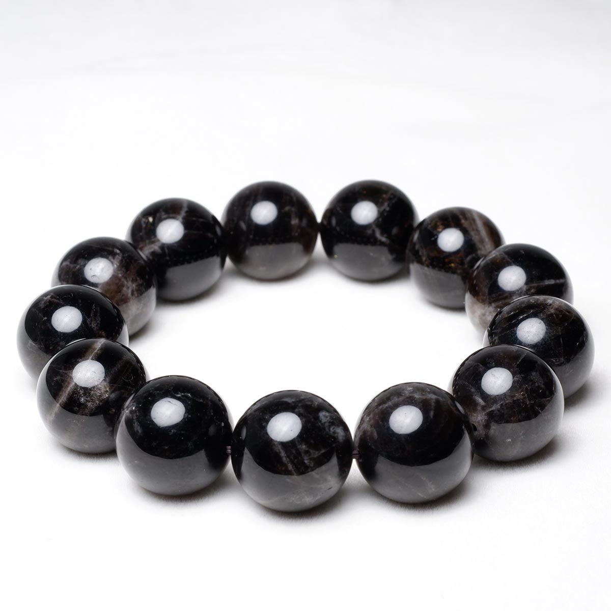 モリオン 黒水晶 ブレスレット 18mm 一点物 メール便可 [M便 1/10] 111-46282