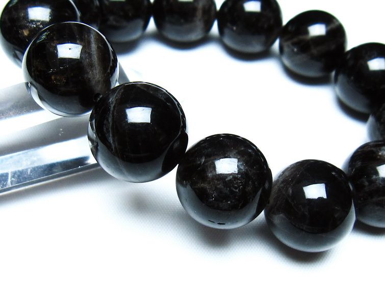 モリオン 黒水晶 ブレスレット 18mm 一点物 メール便可 [M便 1/10] 111-46282