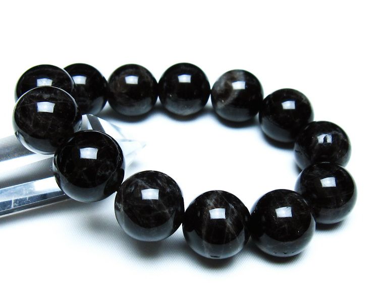 モリオン 黒水晶 ブレスレット 18mm 一点物 メール便可 [M便 1/10] 111-46284