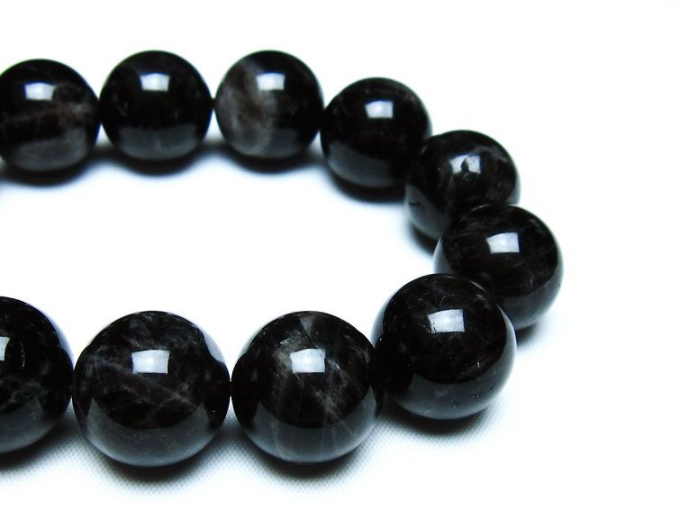 モリオン 黒水晶 ブレスレット 18mm 一点物 メール便可 [M便 1/10] 111-46284