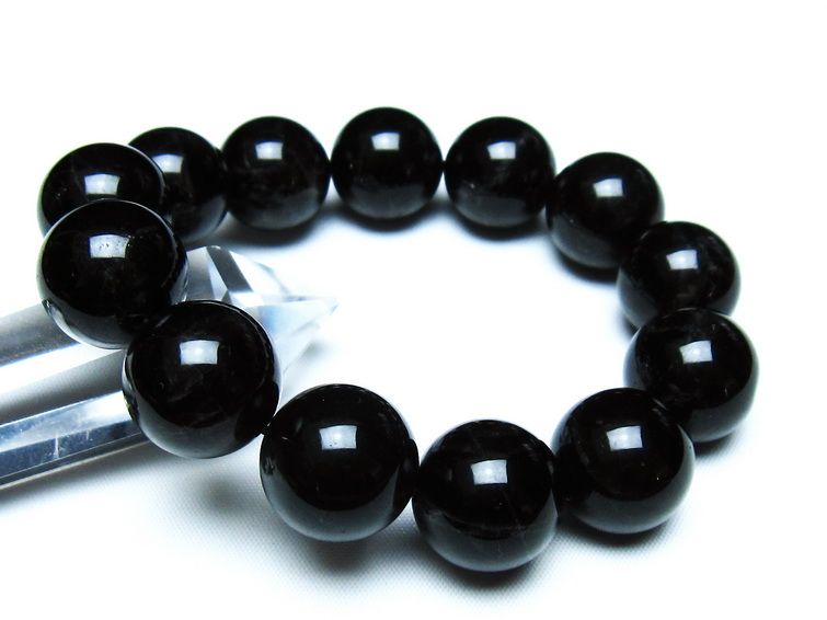 モリオン 黒水晶 ブレスレット 18mm 一点物 メール便可 [M便 1/10] 111-46287