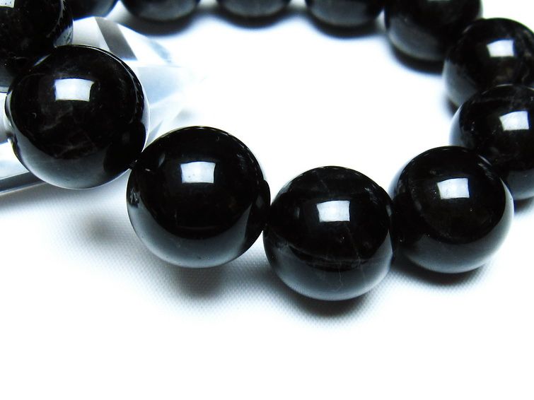 モリオン 黒水晶 ブレスレット 18mm 一点物 メール便可 [M便 1/10] 111-46287