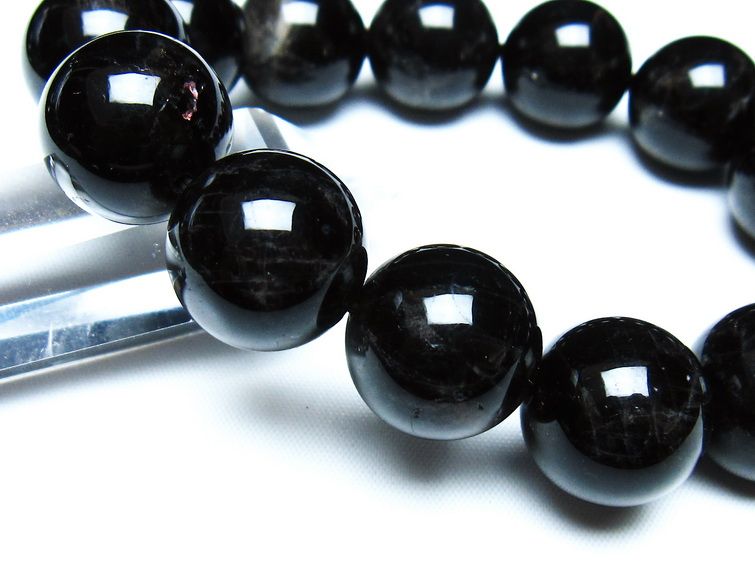 モリオン 黒水晶 ブレスレット 18mm 一点物 メール便可 [M便 1/10] 111-46297