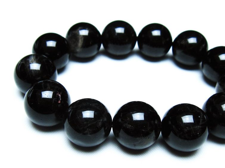 モリオン 黒水晶 ブレスレット 18mm 一点物 メール便可 [M便 1/10] 111-46297
