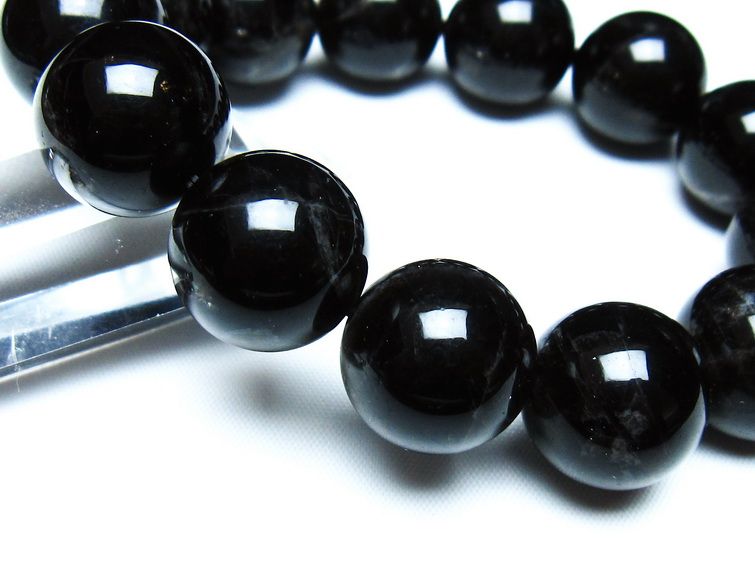 モリオン 黒水晶 ブレスレット 18mm 一点物 メール便可 [M便 1/10] 111-46301