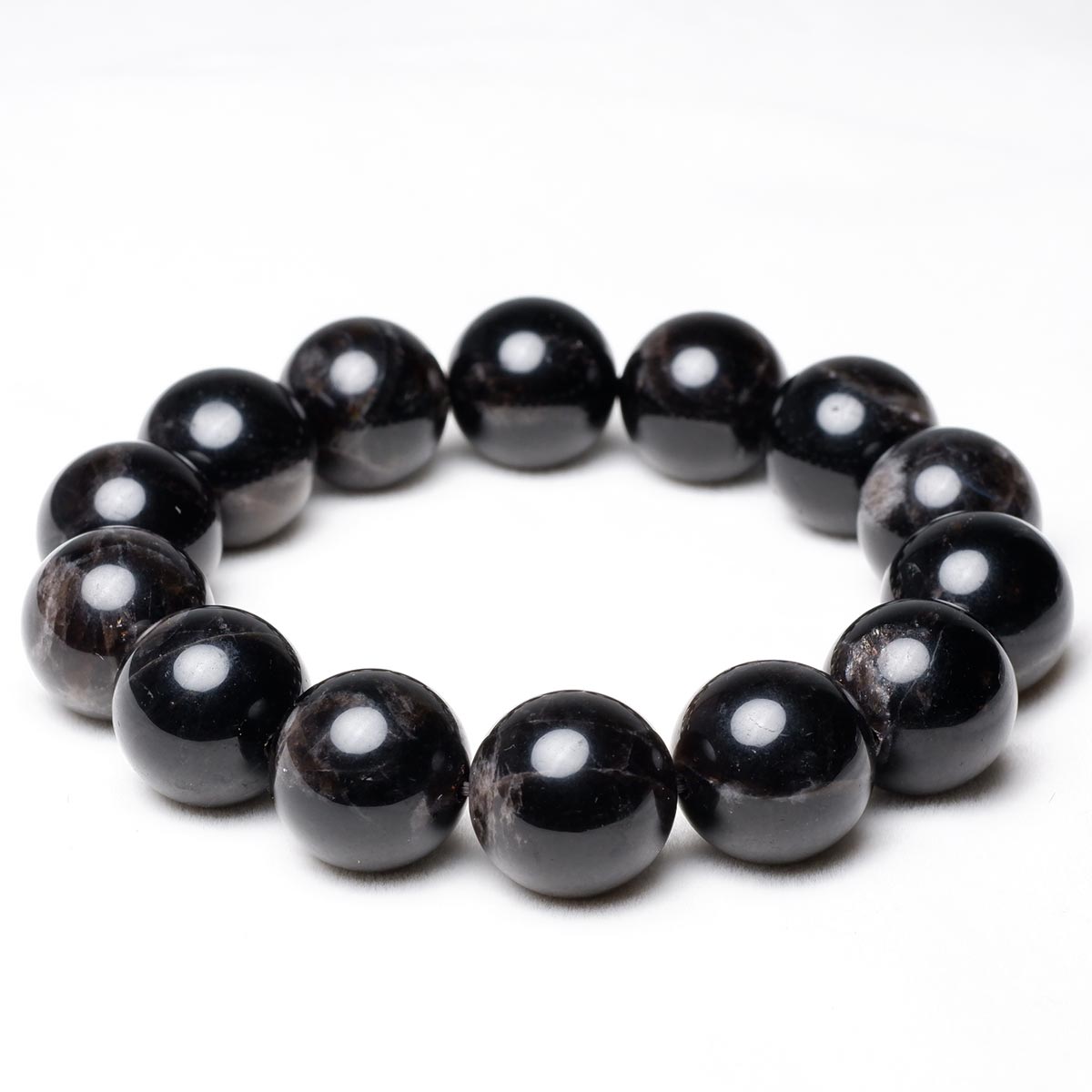 モリオン 黒水晶 ブレスレット 16mm 一点物 メール便可 [M便 1/10] 111-46304 [sold out]