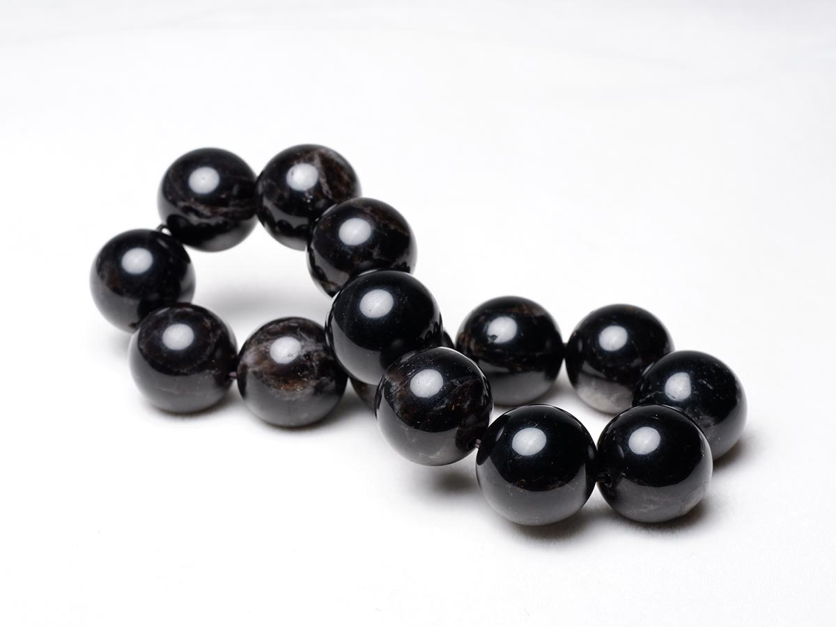 モリオン 黒水晶 ブレスレット 16mm 一点物 メール便可 [M便 1/10] 111-46304 [sold out]