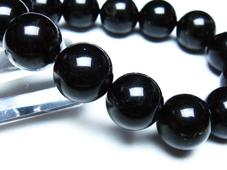 モリオン 黒水晶 ブレスレット 16mm 一点物 メール便可 [M便 1/10] 111-46368