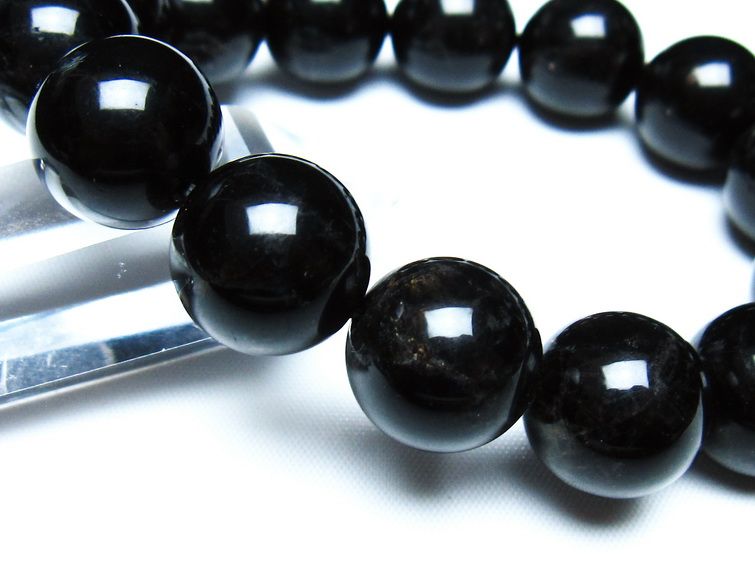 モリオン 黒水晶 ブレスレット 16mm 一点物 メール便可 [M便 1/10] 111-46369