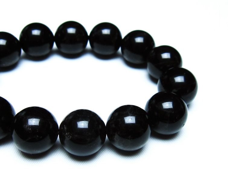 モリオン 黒水晶 ブレスレット 16mm 一点物 メール便可 [M便 1/10] 111-46369