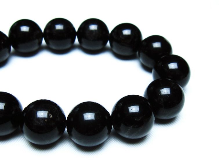 モリオン 黒水晶 ブレスレット 16mm 一点物 メール便可 [M便 1/10] 111-46370