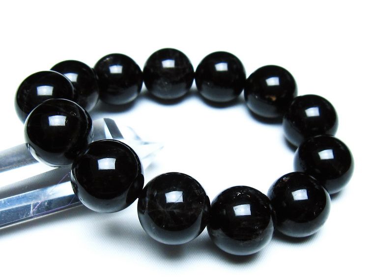 モリオン 黒水晶 ブレスレット 18mm 一点物 メール便可 [M便 1/10] 111-46381