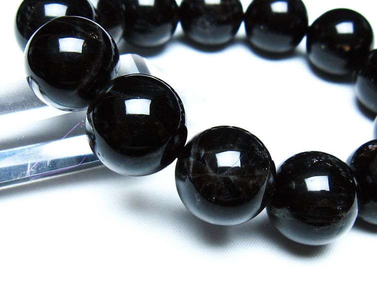 モリオン 黒水晶 ブレスレット 18mm 一点物 メール便可 [M便 1/10] 111-46381