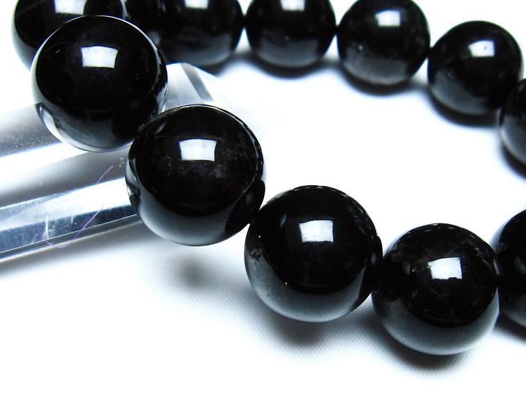 モリオン 黒水晶 ブレスレット 18mm 一点物 メール便可 [M便 1/10] 111-46383