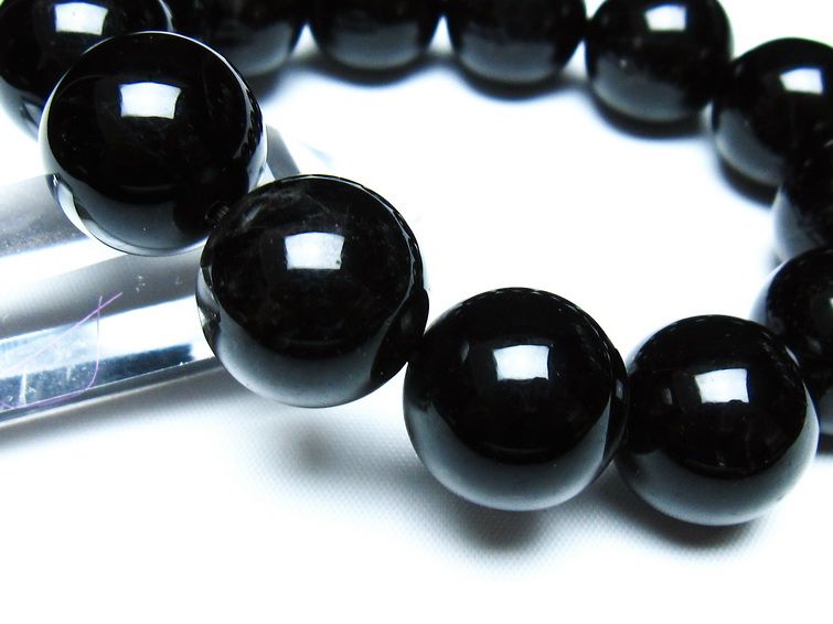 モリオン 黒水晶 ブレスレット 18mm 一点物 メール便可 [M便 1/10] 111-46385