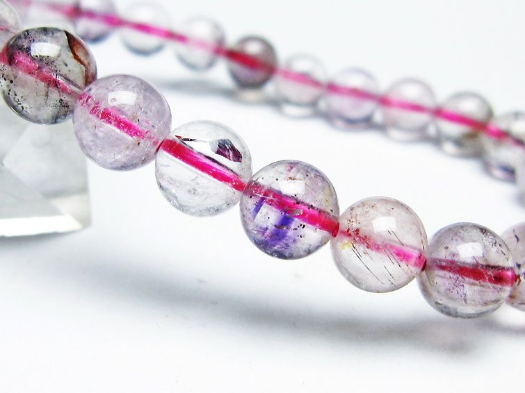 スーパーセブン ブレスレット セイクリッドセブン 8mm 一点物 メール便可 [M便 1/10] 111-46699