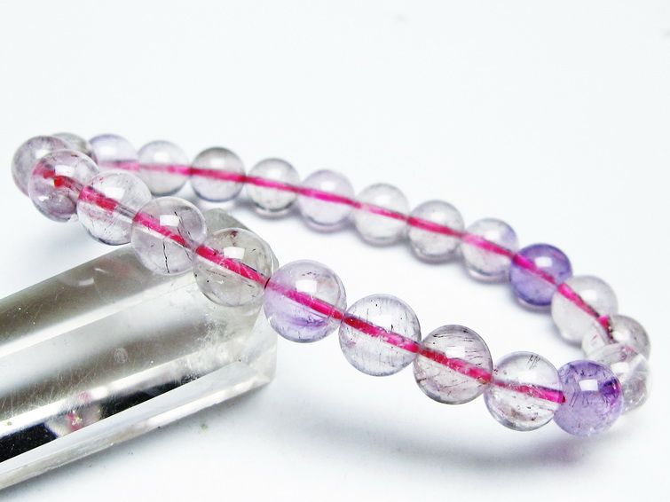 スーパーセブン ブレスレット セイクリッドセブン 8mm 一点物 メール便可 [M便 1/10] 111-46710