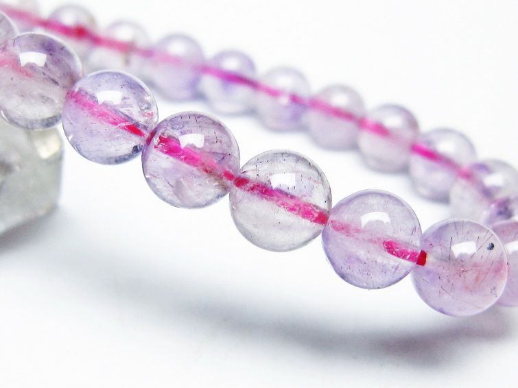 スーパーセブン ブレスレット セイクリッドセブン 8mm 一点物 メール便可 [M便 1/10] 111-46806
