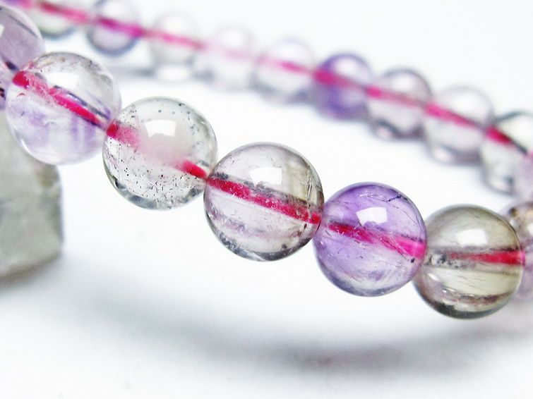 スーパーセブン ブレスレット セイクリッドセブン 8mm 一点物 メール便可 [M便 1/10] 111-46826