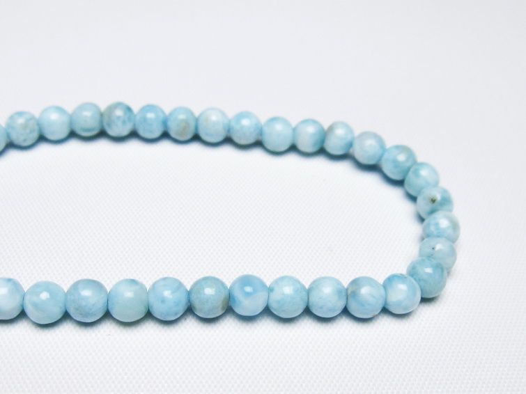 ラリマー ブレスレット 5mm 一点物 メール便可 [M便 1/10] 111-47833