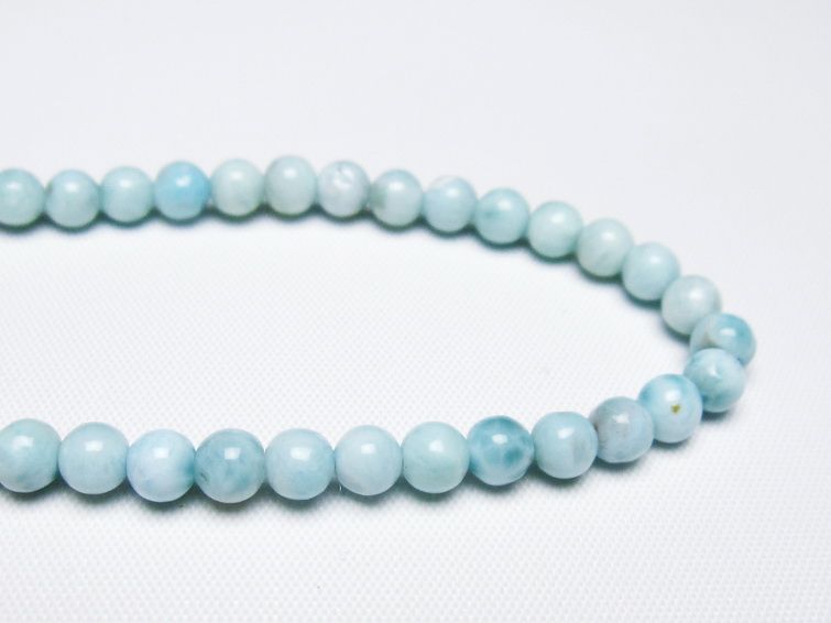 ラリマー ブレスレット 5mm 一点物 メール便可 [M便 1/10] 111-47834 [sold out]