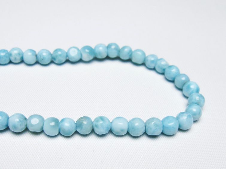 ラリマー ブレスレット 5mm 一点物 メール便可 [M便 1/10] 111-47838