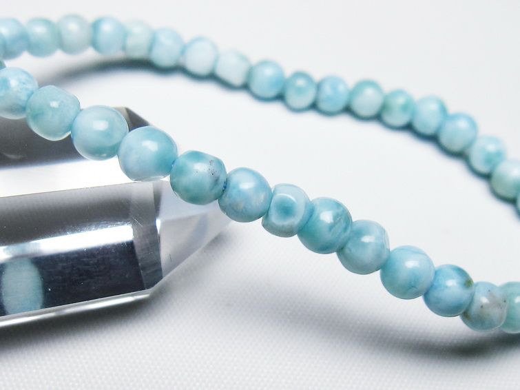 ラリマー ブレスレット 5mm 一点物 メール便可 [M便 1/10] 111-47839 【sold out】