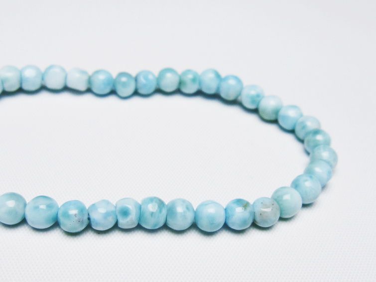 ラリマー ブレスレット 5mm 一点物 メール便可 [M便 1/10] 111-47839 【sold out】