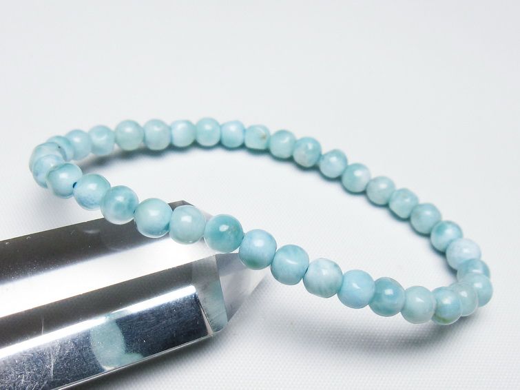 ラリマー ブレスレット 5mm 一点物 メール便可 [M便 1/10] 111-47844 [sold out]