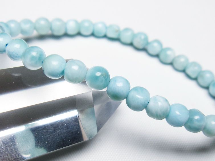ラリマー ブレスレット 5mm 一点物 メール便可 [M便 1/10] 111-47844 [sold out]