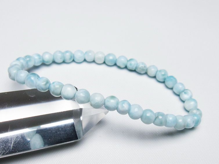 ラリマー ブレスレット 5mm 一点物 メール便可 [M便 1/10] 111-47845 [sold out]