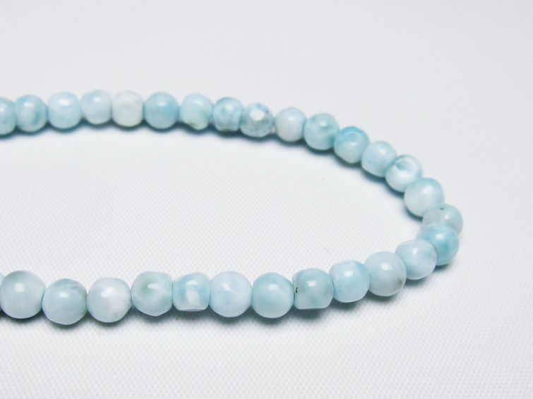 ラリマー ブレスレット 5mm 一点物 メール便可 [M便 1/10] 111-47845 [sold out]