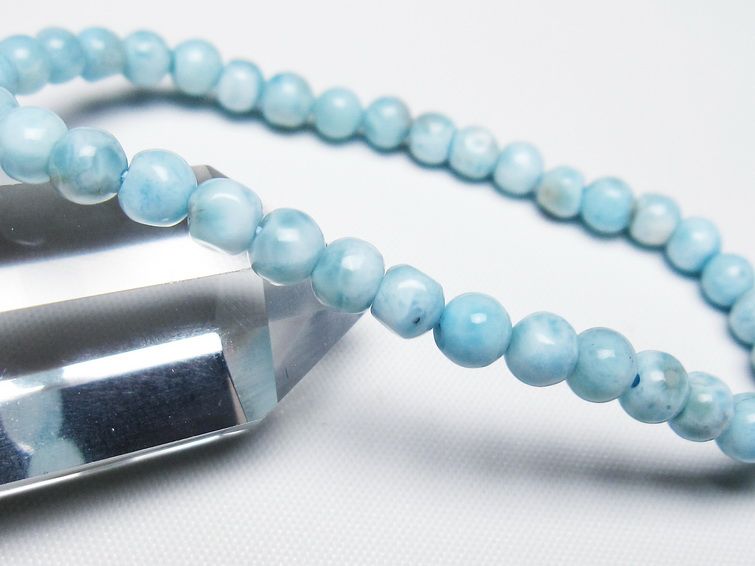 ラリマー ブレスレット 5mm 一点物 メール便可 [M便 1/10] 111-47847 [sold out]