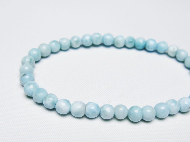 ラリマー ブレスレット 5mm 一点物 メール便可 [M便 1/10] 111-47849 [sold out]